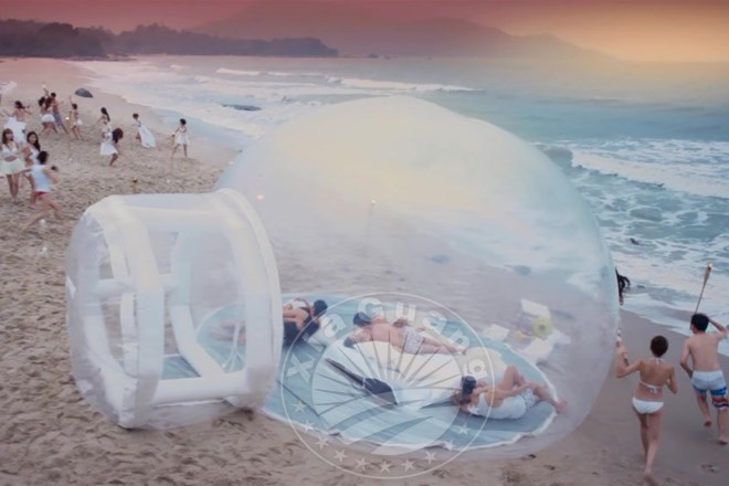 潮南充气球形帐篷